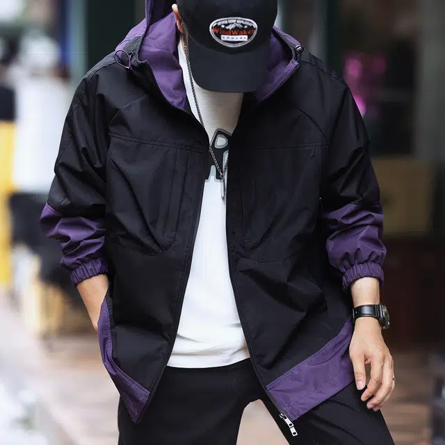 格蓝鹿 小众设计感显高显瘦连帽美式户外潮牌上班工作服夹克外套 男女同款