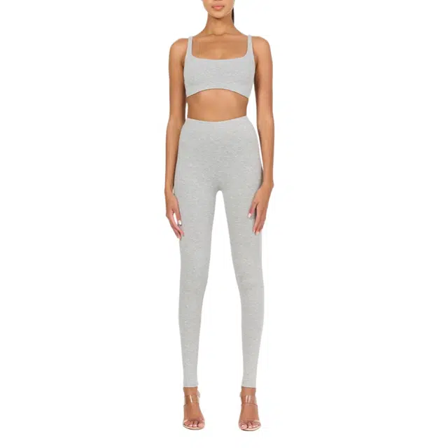 NAKED WARDROBE Scoop Tank Crop Top NW