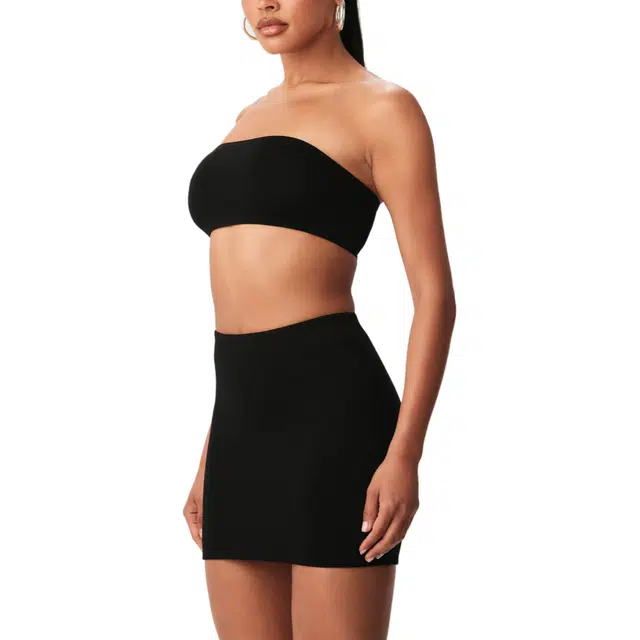 NAKED WARDROBE NW Bandeau Crop Top