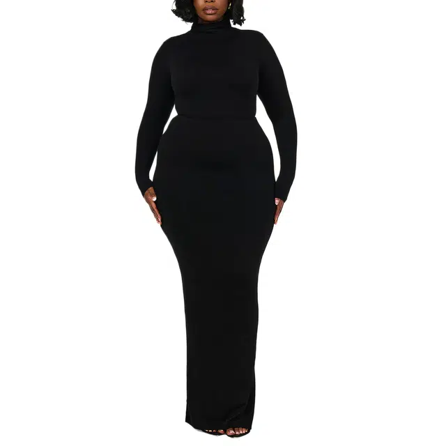 NAKED WARDROBE Maxi Skirt CURVE NW