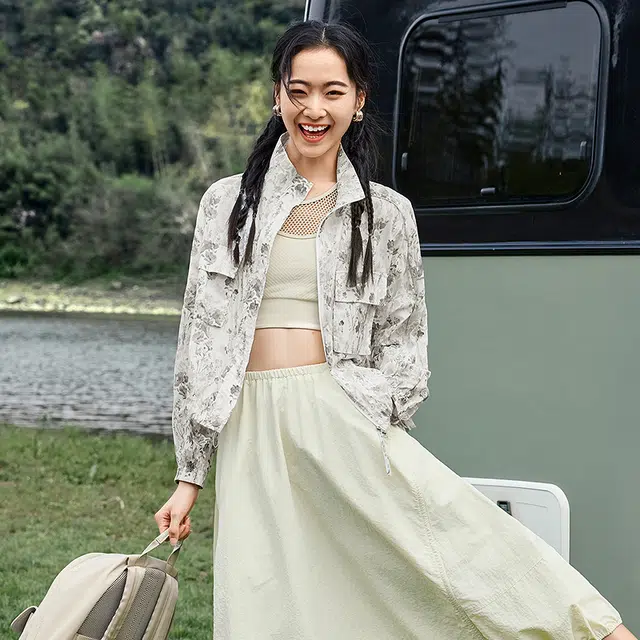 玖姿安娜蔻 舒适时尚休闲百搭防晒服 女款
