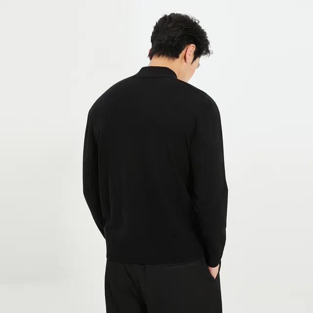 利郎 都市休闲装饰简约毛衣 男款