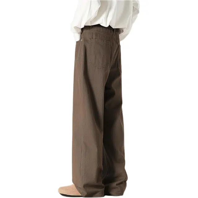 童先森 纯棉美式复古牛仔裤 男款