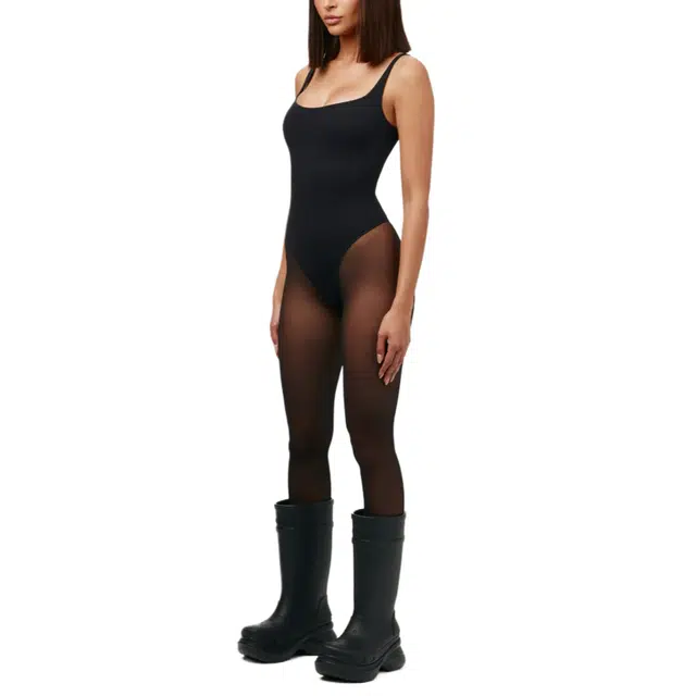 NAKED WARDROBE Sculpt Seamless Ribbed Tank Bodysuit