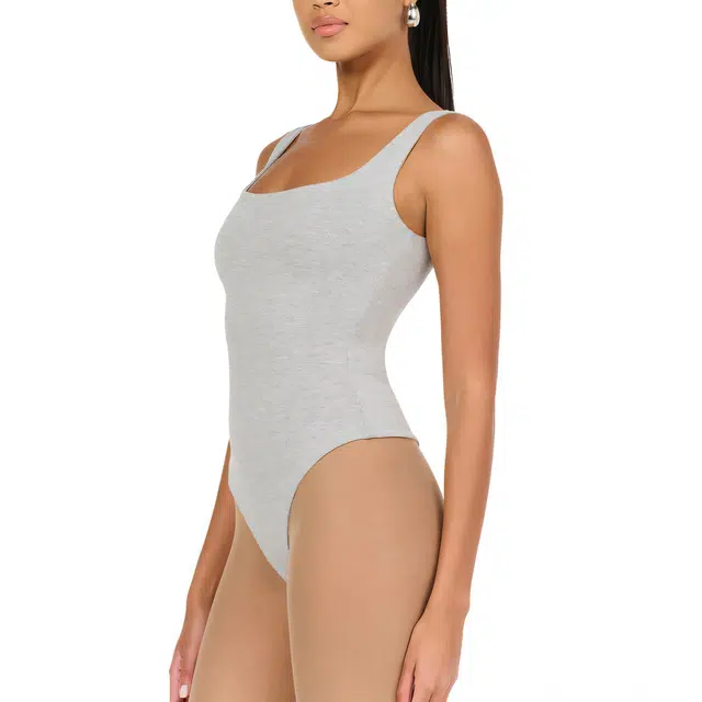 NAKED WARDROBE Sculpt Tank Scoop Bodysuit NW