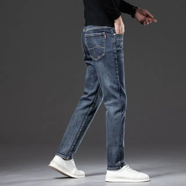 金盾 秋冬百搭商务显瘦牛仔裤 男款