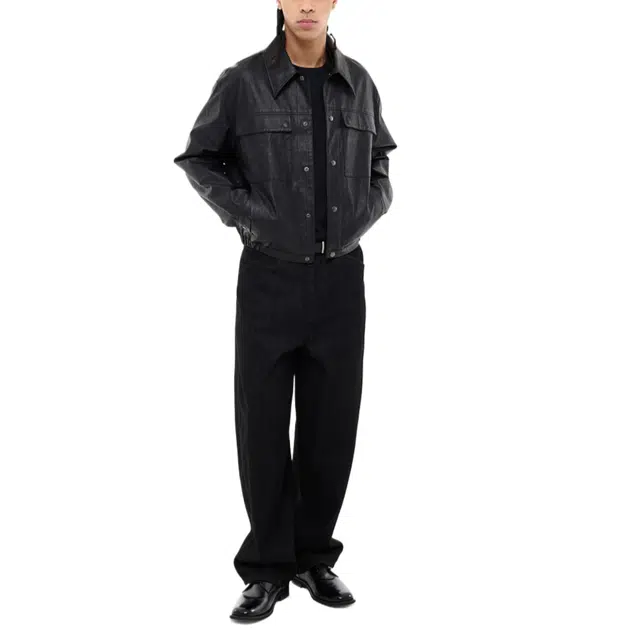 BESLOW COATED TRUCKER JACKET