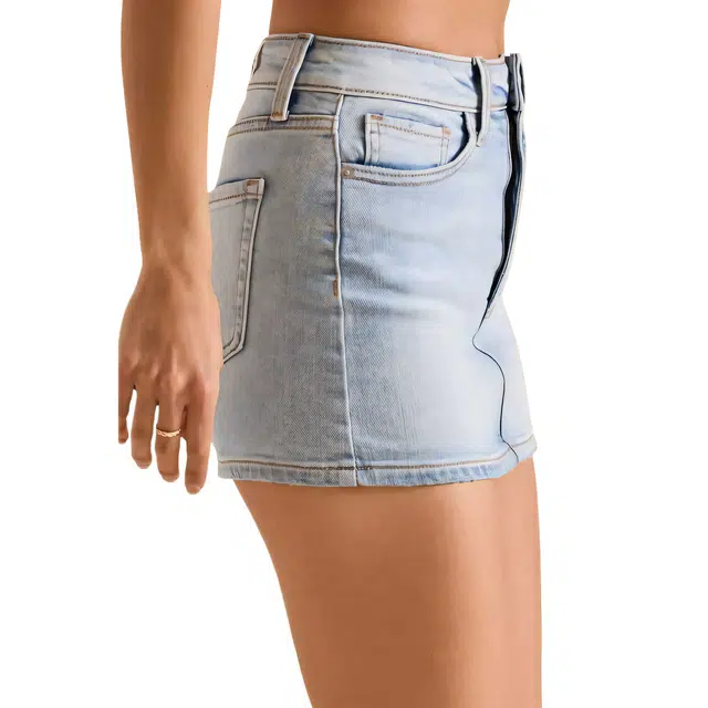 ALTAR'D STATE Stella Denim Mini Skirt