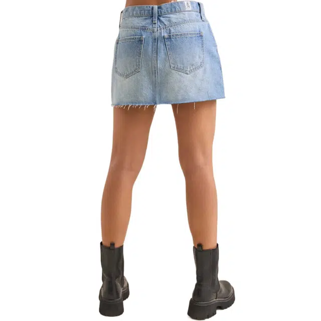 ALTAR'D STATE Macey Denim Mini Skirt
