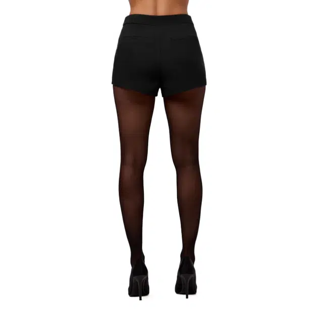 NAKED WARDROBE High Waist Suited Shorts Suiting
