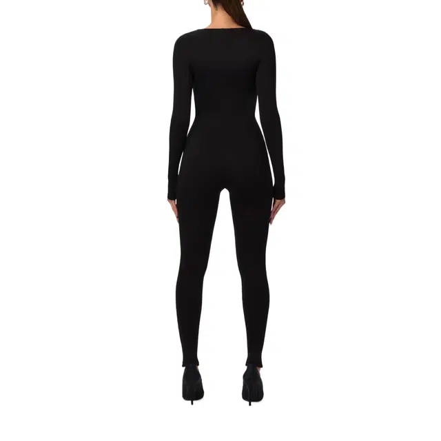 NAKED WARDROBE Square Neck Jumpsuit NW