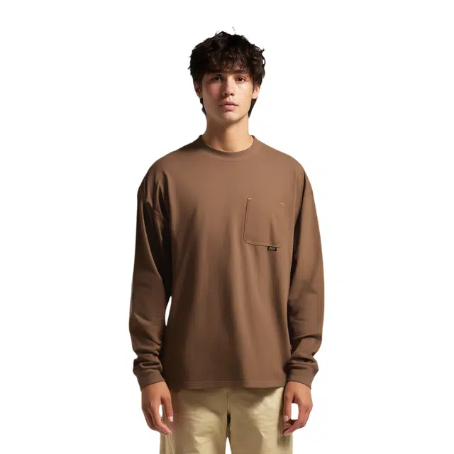 Drew House logo Basic Is Pocket Tee-Drew T