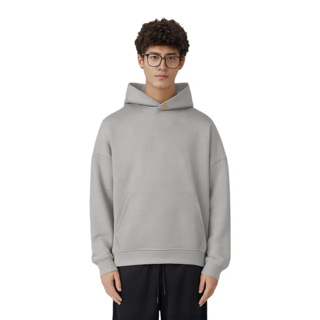 Fear of God FW22 ETERNAL Fleece Hoodie Warm Heather Grey