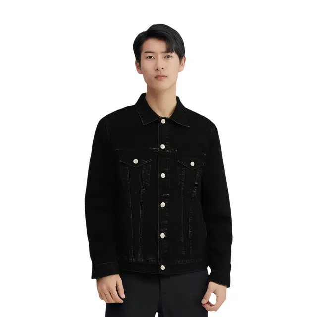 PALACE SS24 TYPE P JACKET BLACK STONE WASH