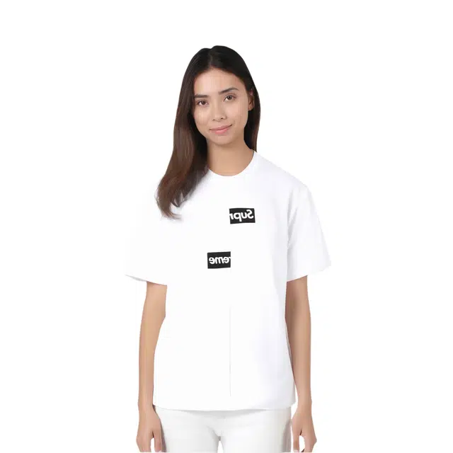 Supreme x Comme des Garcons SHIRT Split Box Logo Tee White LogoT