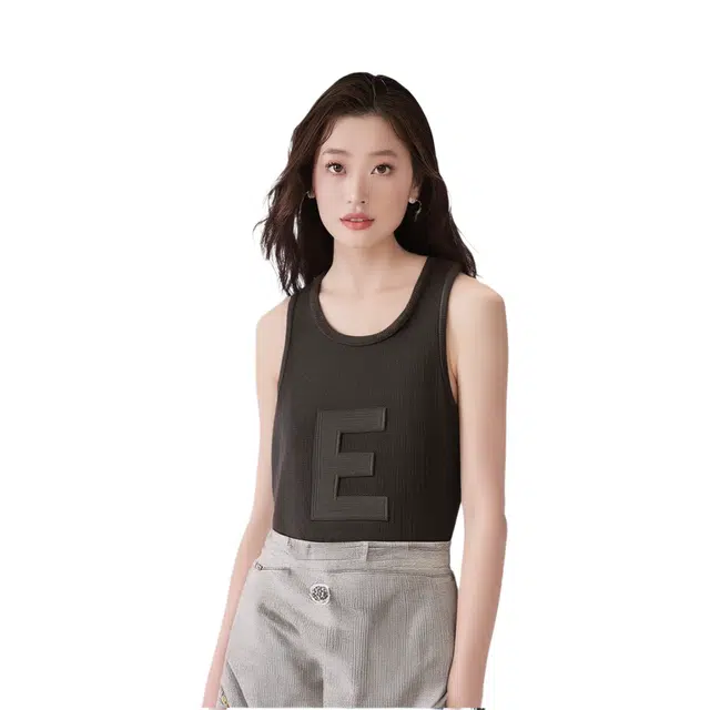Fear of God Essentials Drop2 SS23 Womens Waffle Tank off black