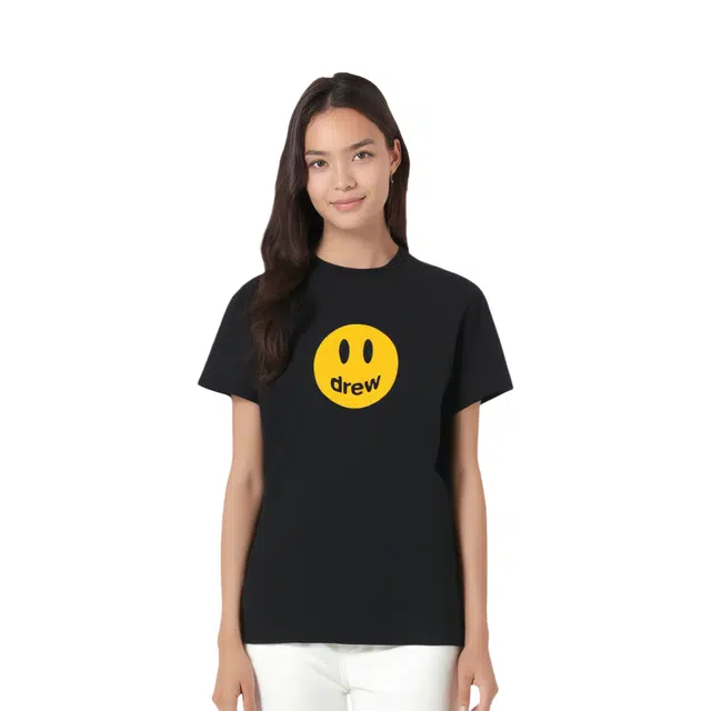 Drew House FW22 Mascot Tall ss Tee-Mascot Faded Black T