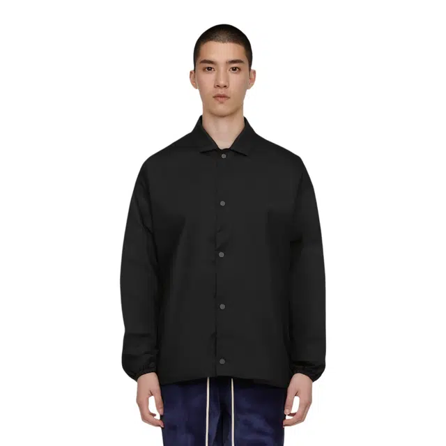Fear of God Essentials Coaches Jacket Jet Black