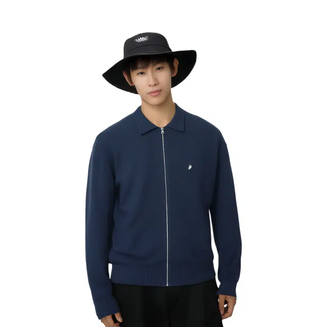 Stussy FW23 LIGHT WEIGHT LS ZIP POLO Polo