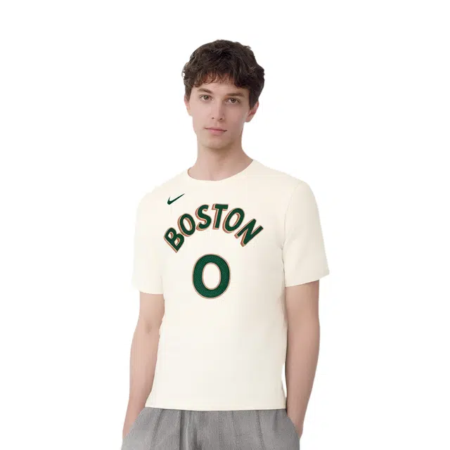 Nike Jason Tatum City Edition Tee 2023-24 Cream