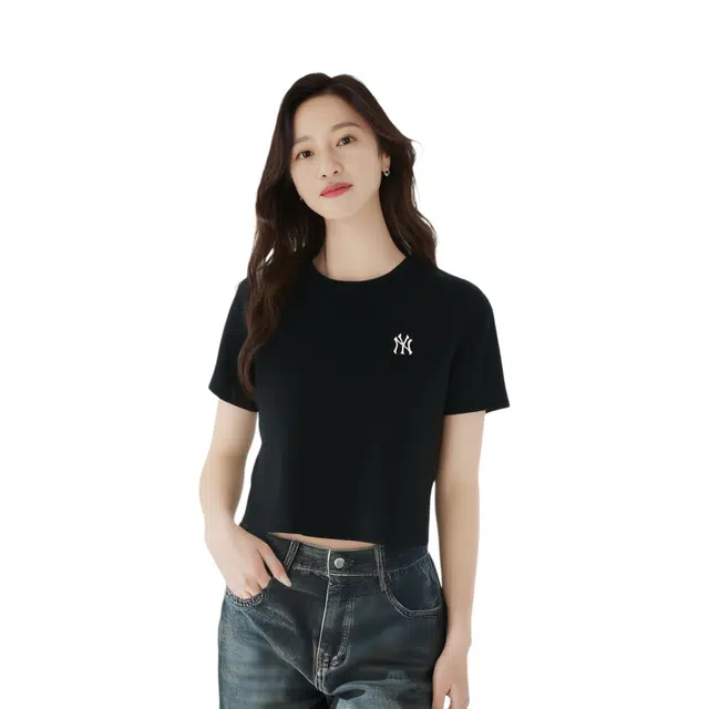 MLB BASIC SMALL LOGO Slim Crop T