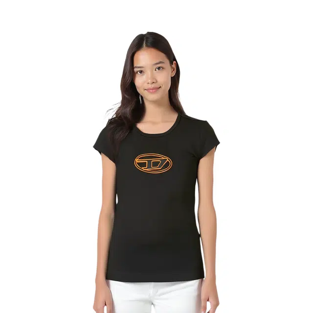 DIESEL DIESEL OVAL-D Logo T