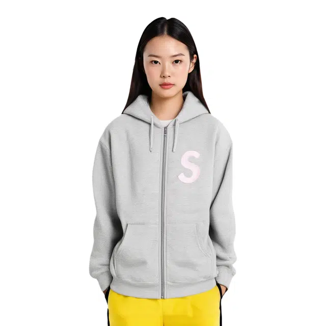 Supreme FW23 WEEK3 S LOGO ZIP UP HOODED SWEATSHIRT S Logo