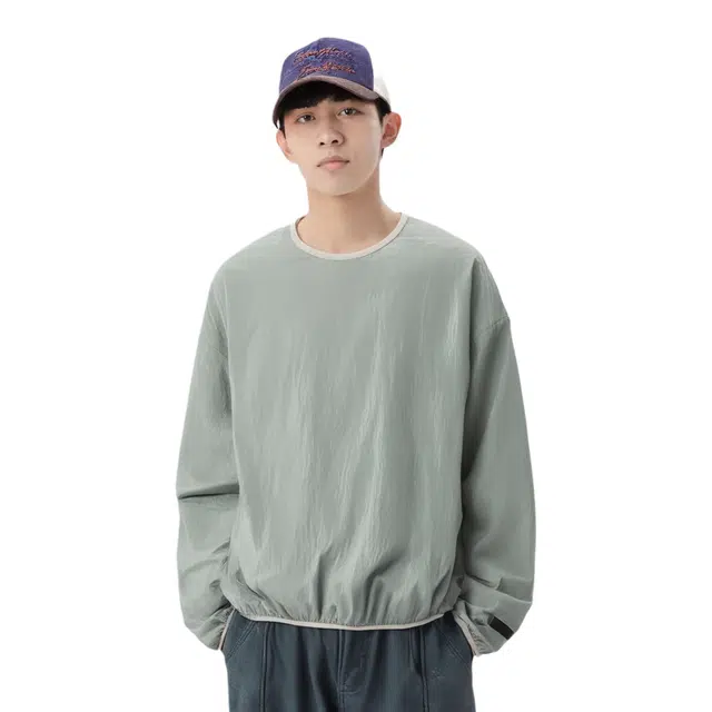Fear of God Essentials SS24 Crinkle Nylon Pullover Crewneck T Seal