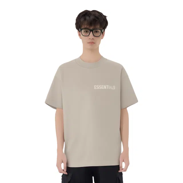 Fear of God Essentials FW22 SS Tee SMOKE LogoT