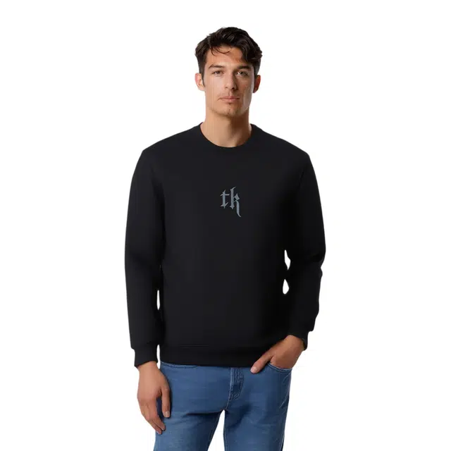 才子 锁温保暖圆领舒适休闲百搭长袖卫衣 男款