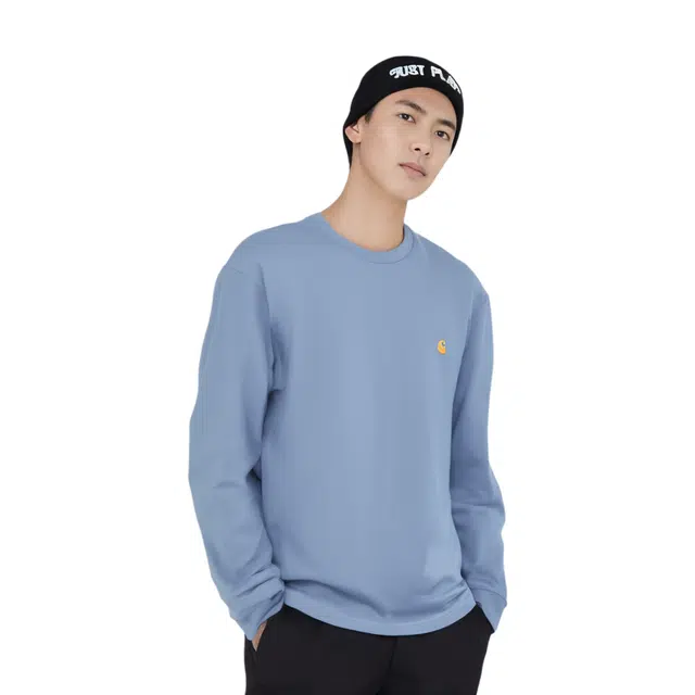 Carhartt WIP SS24 creen LS Chase T-Shirt LOGO T
