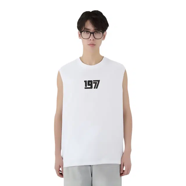 北极绒 时尚百搭舒适美式复古宽松休闲无袖背心 男款