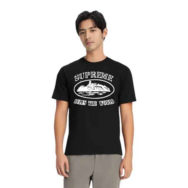 Supreme x Corteiz FW23 WEEK18 RULE THE WORLD TEE T
