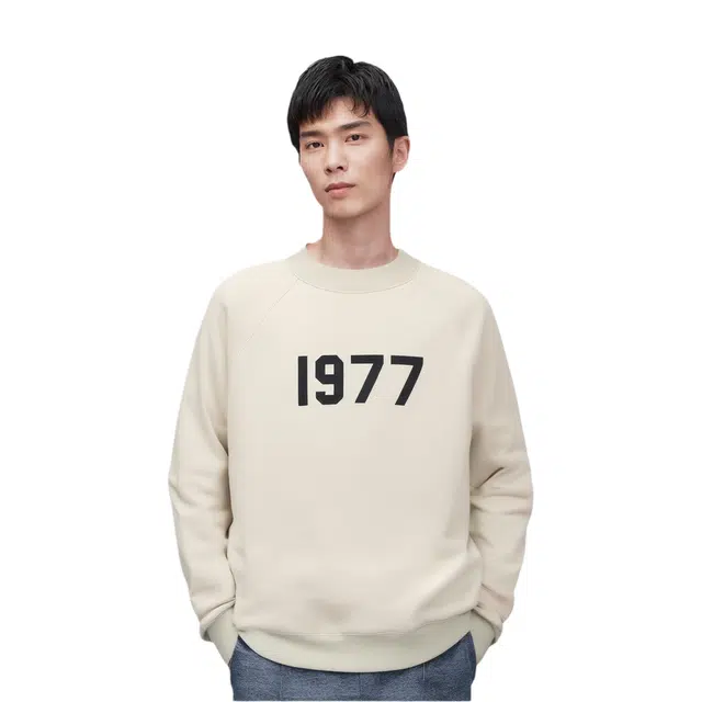 Fear of God Essentials 1977 SS22 Essentials Crewneck Wheat