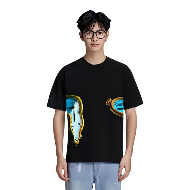 Supreme SS19 The Persistence of Memory Tee Black T