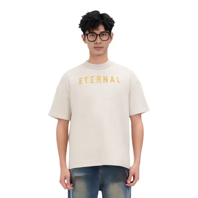 Fear of God Cotton SS23 ETERNAL SS T-Shirt Light Oatmeal T
