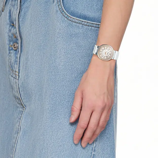 Hermes Watch Automatic 36mm White Dial Rubber Strap