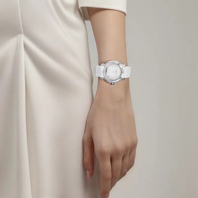 CHOPARDHAPPY DIAMONDS 30 36mm 18K