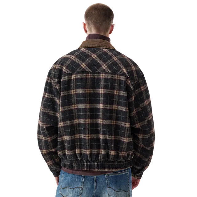 逆腾 宽松复古短款翻领夹克外套 男女同款