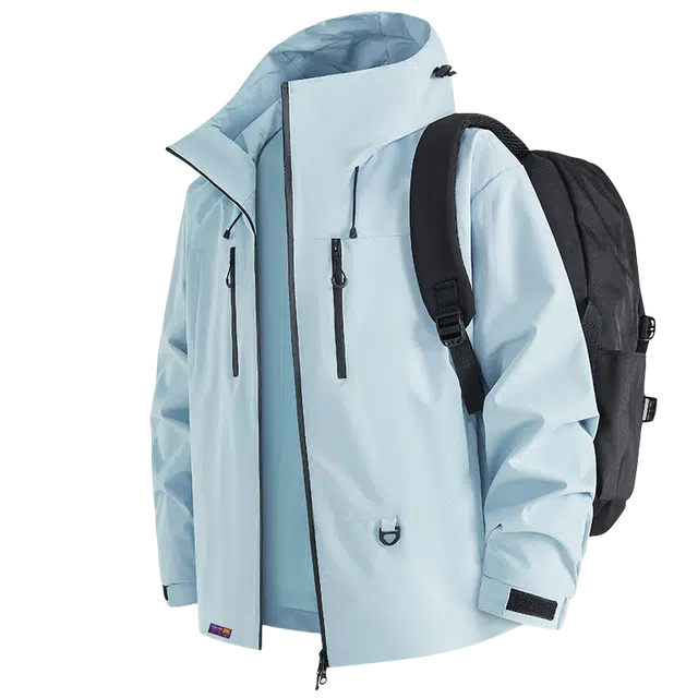 巴塞罗那足球俱乐部 耐穿户外冲锋衣宽松休闲登山服防风防水透气外套夹克 男女同款