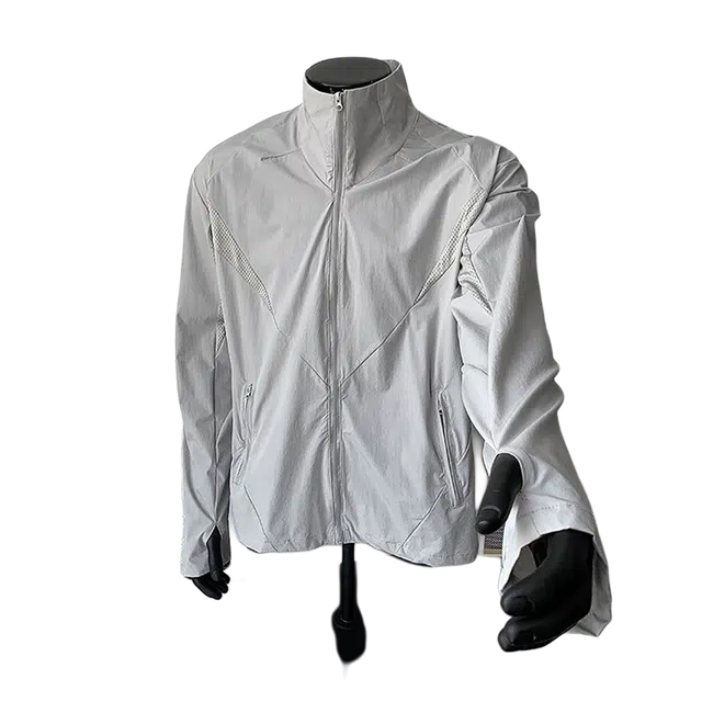 臣目 夏季凉感防晒衣轻薄户外骑行防紫外线防晒服立领防晒服 男女同款