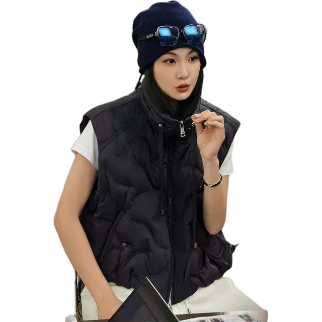 美洋 紫甘蓝鹅绒轻盈马甲 女款