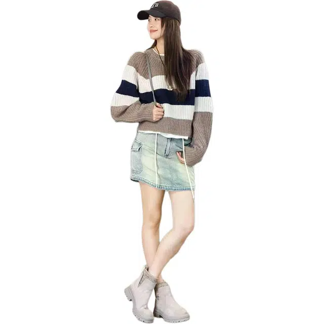 美洋 圆领短款舒适时尚毛衣 女款