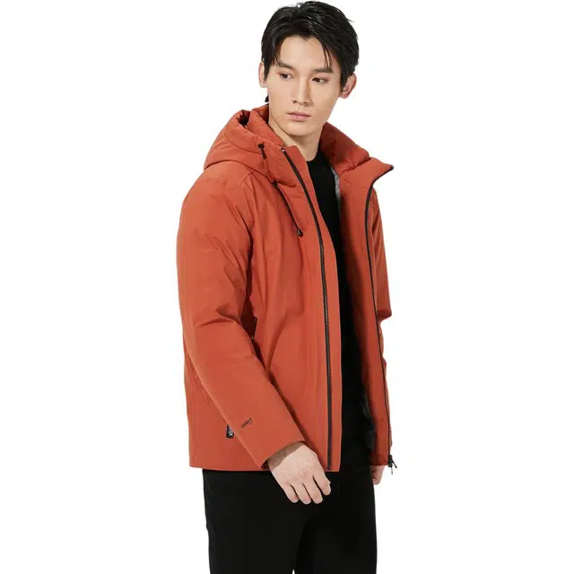 利郎 拒水简约百搭连帽羽绒服 男款