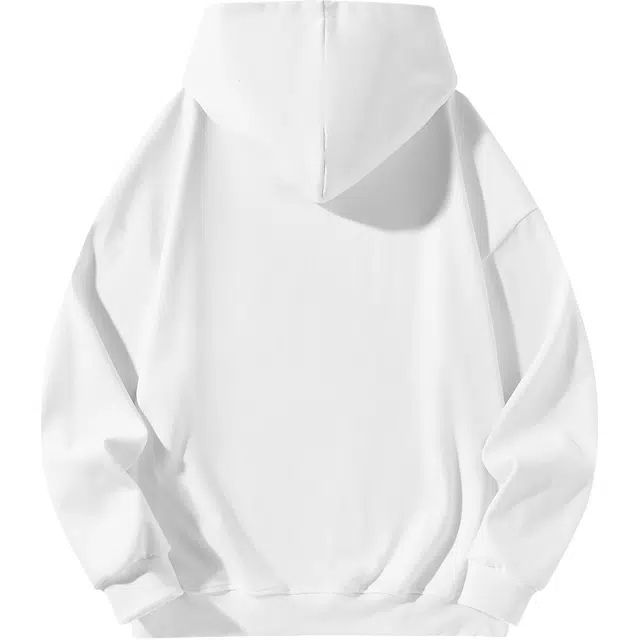 加菲猫家族 美式纯色复古高街落肩袖品牌字母印花休闲长袖上衣潮流百搭亲肤舒适透气嘻哈街头套头帽衫宽松连帽卫衣 男女同款