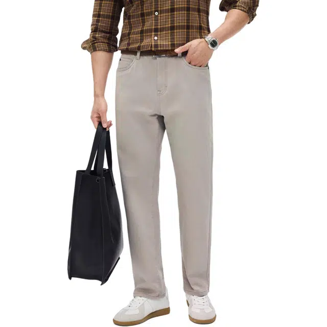 丹宁哲学 冬季百搭神裤 轻奢洗褪工艺牛仔裤 男款