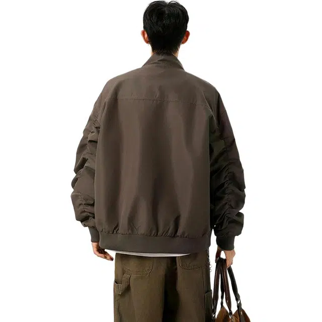 北极绒 三防立领冲锋衣外套男秋季美式复古户外工装飞行夹克 男女同款