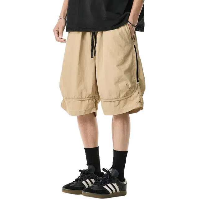 米素力 透气速干户外中腰休闲短裤 男款