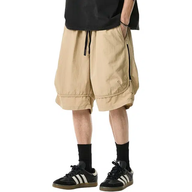 米素力 透气速干户外中腰休闲短裤 男款