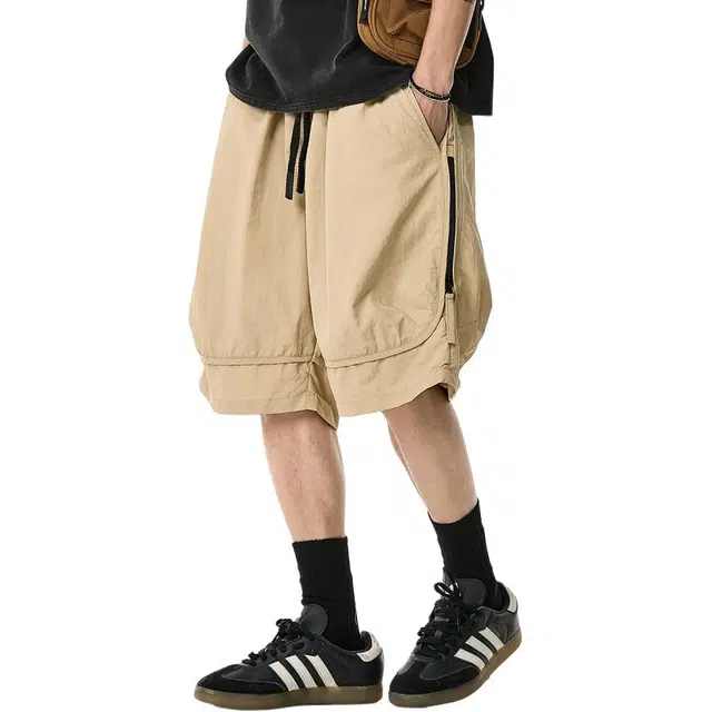 米素力 透气速干户外中腰休闲短裤 男款